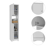Charlotte Linen Cabinet, 2 Single Door Cabinet, Division, One Shelf B128P148897