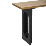 U_STYLE Uniquely Designed Console Table made of Fraxinus Mandschuric Solid Wood Veneer,with N711P205931N