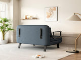 39 Convertible Chair Bed, Tri-Fold Sofa Bed with Adjustable Backrest & Pillow, Leisure Chaise W1767106625
