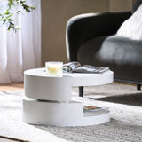 ZUN MODERNESQUE ROTATING COFFEE TABLE 3 55055.00