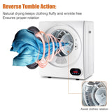GYJ28-88-E Compact portable Household clothes Dryer 1.5CUFT Drum Dryer with LED display -White 120V 90579716