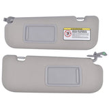 Pair Sun Visor Left and Right Gray Fit for Hyundai Elantra MD 2011-2015 852103X000TX 852203X000 22099603
