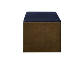 40" Accent Bench with Lower Shelf Shoe Rack, Padded Seating Bench for Living Room, Modern Compact W2186P292097