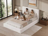 AirFrame Upholstered Bed Frame, a low-profile, cloud-style bed frame featuring an upholstered W1162P549498