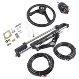 Hydraulic Steering System w/2 x 14ft Hoses & Hydraulic Cylinder HO5114 Replacement for Boats 56488201