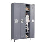 ZUN 3 Door 72"H Metal Lockers With Lock for Employees,Storage Locker Cabinet for Home Gym Office School 58081242