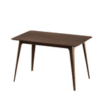 ZUN Dining Table Solid Wood Legs, Walnut N759P222557T