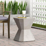 Outdoor LightWeight Concrete Side Table 73453.00