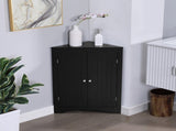 sideboard cabinet,corner cabinet,Bathroom Floor Corner Cabinet with Doors and Shelves, Kitchen, W487P352444