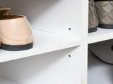 Shoe Bench with Storage Cabinets Brown 70458452