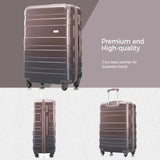 Luggage Sets New Model ABS Hardshell 3pcs Clearance Luggage Hardside Lightweight Durable Suitcase N726P203164G