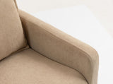 Short plush manual button armchair sofa W547P322818