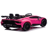 Lamborghini Huracan Sto 24V Kids Electric Ride-On Drift Car Speeds 1.86-5.59 MPH, Ages 3-8, Foam W1578P210770