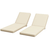 Foldable Chaise Lounge Cushion Set of 2 01453016