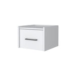 ZUN Elfrida Wall-Mounted Nightstand, Sleek Single-Drawer Design with Spacious Top Shelf B128P148912