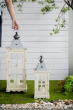 Wooden Candle Lantern Decorative, Hurricane Lantern Holder Decor for Indoor Outdoor, Home Garden W2078131628