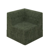 Corner sofa Compressed Sectional Sofa Modern Minimalist Style Corduroy Couch, Sleeper Sofa for W487P230483
