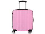 Vertical Striped 3-in-1 Luggage Set with Handle ABS Case with Swivel Wheels Aluminum Alloy 74372039