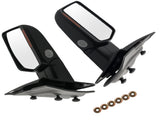 Chrome Towing Mirror LED Signal fit for Ford F150 2004-2014 7L3Z17683AE Heated 50932861