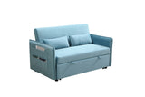 MEGA Pull Out Sofa Bed, Modern Adjustable Pull Out Bed Lounge Chair with 2 Side Pockets, 2 Pillows W97543708