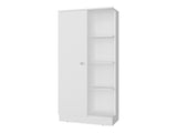 Rentz Multi-Storage Cabinet with Storage Compartments, and Versatile Organization, White B097P474301