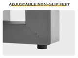 Outdoor Metal Round Table, Weather Resistant Patio End Table Side Table Coffee Bistro Table for 88828378