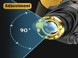 USB Rechargeable LED Headlamp 3-Modes Adjustable Camping Hiking Headlight W/Car ChargerUSB 26012509
