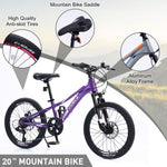 ZUN Mountain Bike for Girls and Boys Mountain 20 inch shimano 7-Speed bike W101984859