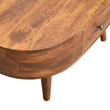 Mini Chestnut Rounded Coffee Table B182P166583