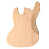 DIY 4 String Jazz Style Electric Bass Guitar Kits with Mahogany Body, Maple Neck and Accessories 06041043