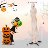 6FT Halloween decorations with LED red glow eyes 31197823