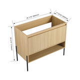 36" Freestanding Bathroom Vanity & 2 Soft-Close Cabinet Doors -Excluding Sink W1972P199461