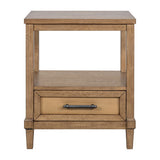 Woven Cane Nightstand B035P256573