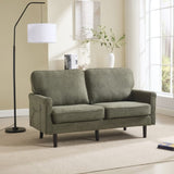 COOLMORE Loveseat Sofa, Mid Century Modern Love Seat, 2 Seater Sofaes for Living Room, Small W395P238825