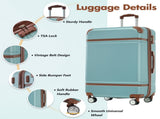 Hardshell Luggage Sets with Bags Lightweight Suitcase Double Spinner Wheels with TSA Lock ,Single N732P193484M