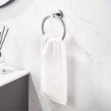 ZUN Bathroom Hardware Set, Thicken Space Aluminum 6 PCS Towel bar Set- Gun Grey 24 Inches Wall 28366551