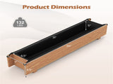 Pine Wood Raised Garden Bed with Drainage Holes & Protective Liner, Indoor Outdoor Planter Box for 48342172
