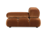 Marcel 36" Bubble Modular Modern Lounge Arm Chair, Olive Green Performance Velvet B2719P280168