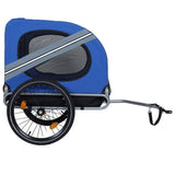 Large Folding Bike Trailer Dogs 120LB Capacity All-Terrain Pet Carrier, Durable Steel Frame W1364P268354
