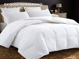Three-pack of 100% polyester brushed single quilted comforters with microfiber filling, a down 46581941