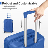 24in ABS Check-In Luggage with Diamond Pattern & Reinforced Corners 27385929