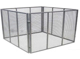 Large Outdoor Bin, 172 Gallon Metal Wire Mesher, Rust-Proof Coating Square Garden W465P370172