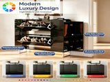 () 2-Drawer Flip-Up 1 Side Door with Bottom Lighting Shoe 22408430