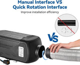 Diesel Heater 8KW 12V-24V Portable Diesel Air Heater with Muffler, Remote Control, LCD Monitor, Fast 14760350