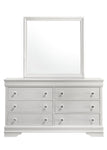 ZUN Blaze Modern Style 6- Drawer Dresser Made with Wood in White B009P286630