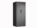 52" Tall Black Rifle Safe, Biometric & Keypad Lock, Adjustable Gun Racks with Built-in Alarm System, 54529138