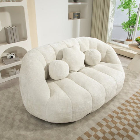 ZUN COOLMORE Bean Bag sofa Lazy Sofa Durable Comfort Lounger High Back Bean Bag Chair Couch for Adults W395P199616