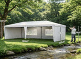 Pop Up Canopy party Tent with 4 Sidewalls 12974366
