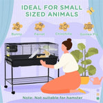 ZUN Hamster Cage/small animal cage/Pet cages （Prohibited by WalMart） 94536410