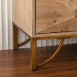 9 Drawers Dresser, Modern Dressers & Chests of Drawers, TV Stand,Light Wood Dresser for W3158P307446